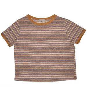 Vintage Vibe Striped Baby Tee